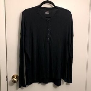 AERIE OVERSIZED LONG SLEEVE TOP